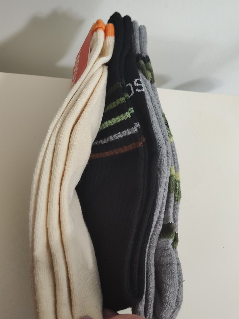 Hotsox Men's 3 Pair Of Crew Socks, Nwts, Shoe Size 6-12 — image 4 of 4